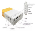 Mini Projetor Portátil Led 1080p